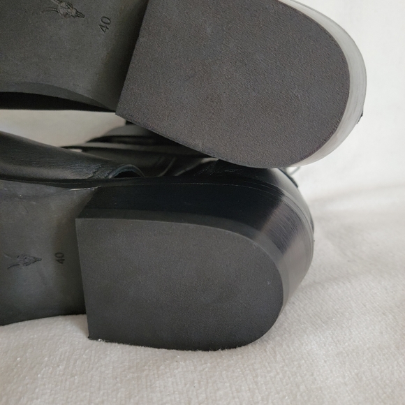 All Saints Naomi Cutout black leather bootie - Picture 13 of 15